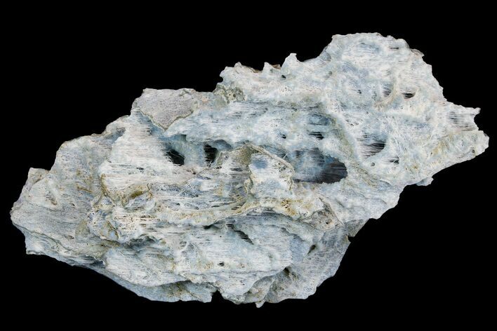 Blue, Fibrous Chalcedony Formation - India #178443